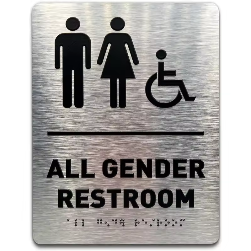 ADA Compliant Braille Sign