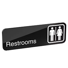 Bathroom Restroom Sign