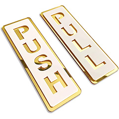Push Pull Door Sign
