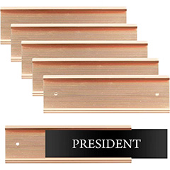 Aluminum Name Plate Sign Holder