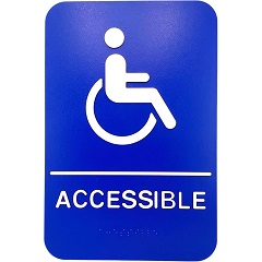 ADA ACCESSIBLE RESTROOM Signs